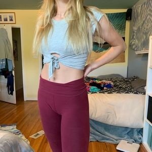 Urban Outfitters grey tie top